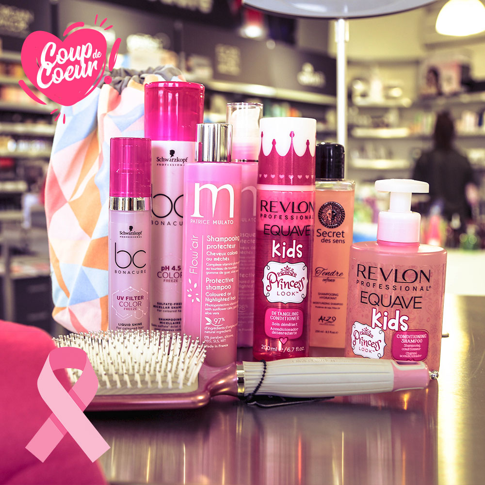 produits shop coiffure octobre rose lutte contre cancer du sein