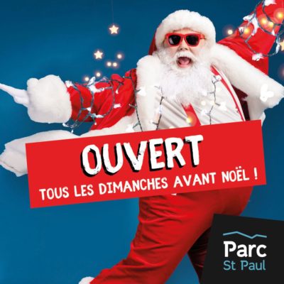 les magasins ouverts les dimanches pour noël au Parc Saint Paul à Romans