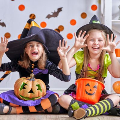 petites filles déguisées pour halloween