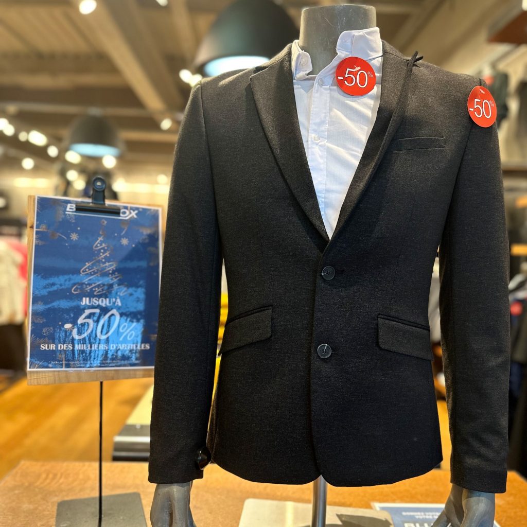 veste homme blue box